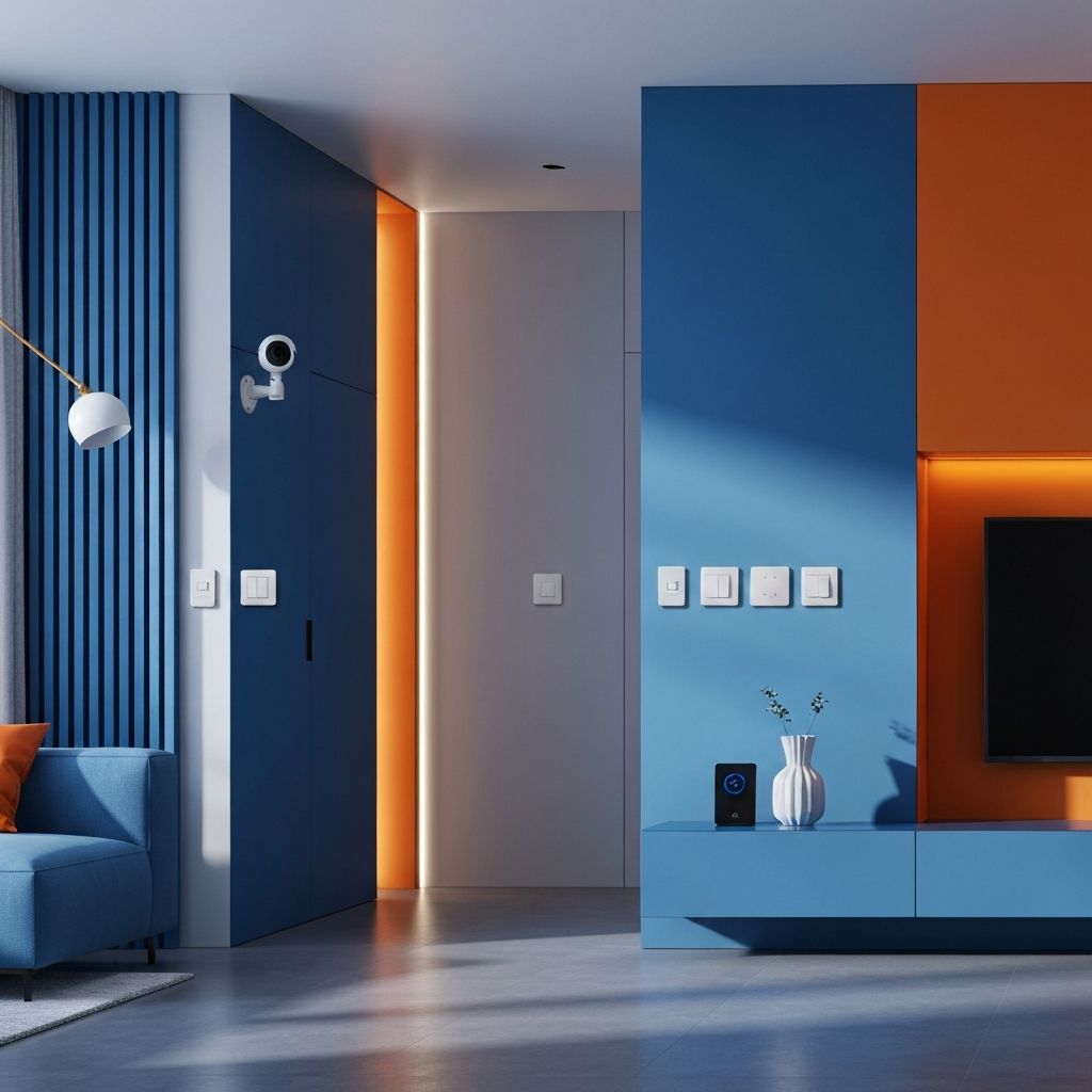 Smart home with security systems